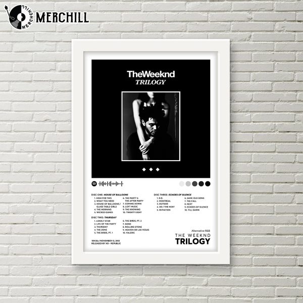 Trilogy Album Cover Poster The Weeknd Print