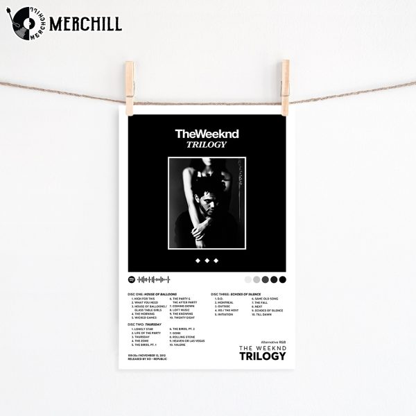Trilogy Album Cover Poster The Weeknd Print