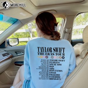 Two Sided The Eras Tour Concert Shirt Taylor Swift Fan Merch Gift 4