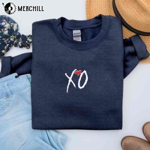 XO The Weeknd Inspired Logo Embroidered Crew Neck Hiphop Lover Fan Gift 3