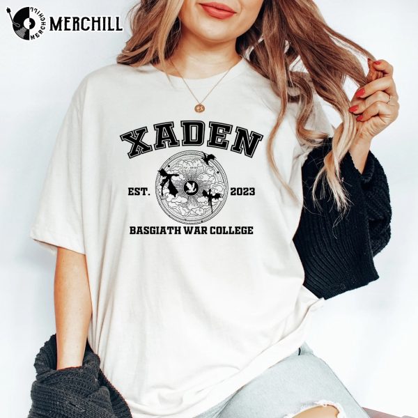 Xaden Est 2023 Basgiath War College Shirt Book Lover Gift
