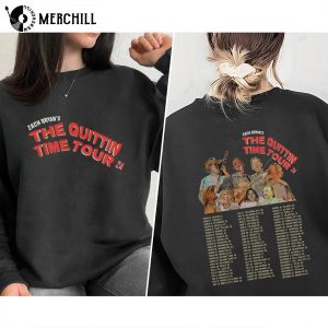 Zach Bryan Sweatshirt Quittin Time Tour 2024 4