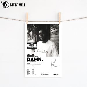 Damn Album Poster Kendrick Lamar Print 3