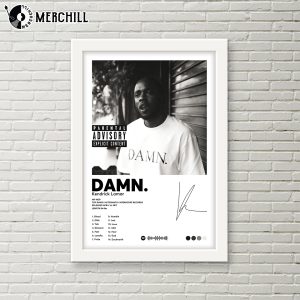 Damn Album Poster Kendrick Lamar Print 4