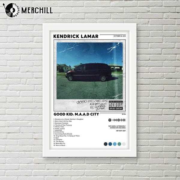 Good Kid M.A.A.D City Kendrick Lamar Poster