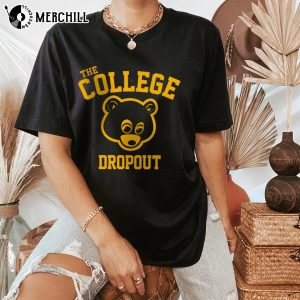 The College Dropout Album Graphic Tshirt Kanye West Tour Shirt