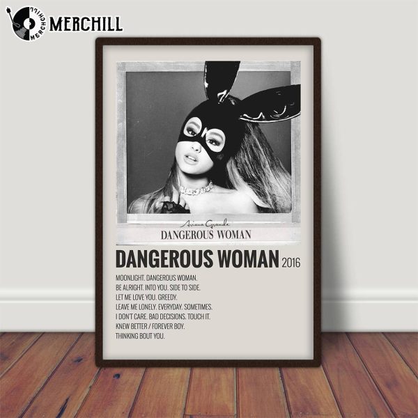 Ariana Grande Poster Dangerous Woman Album Cover