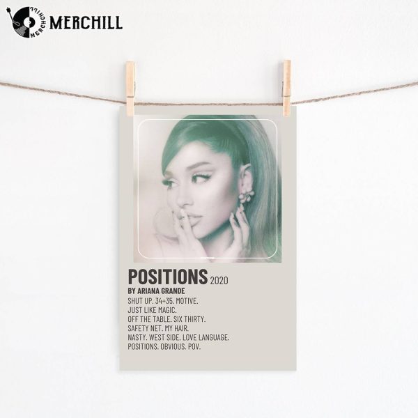 Ariana Grande Poster Print Positions Album Cover