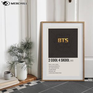 BTS 2 Cool 4 Skool Album Cover Poster