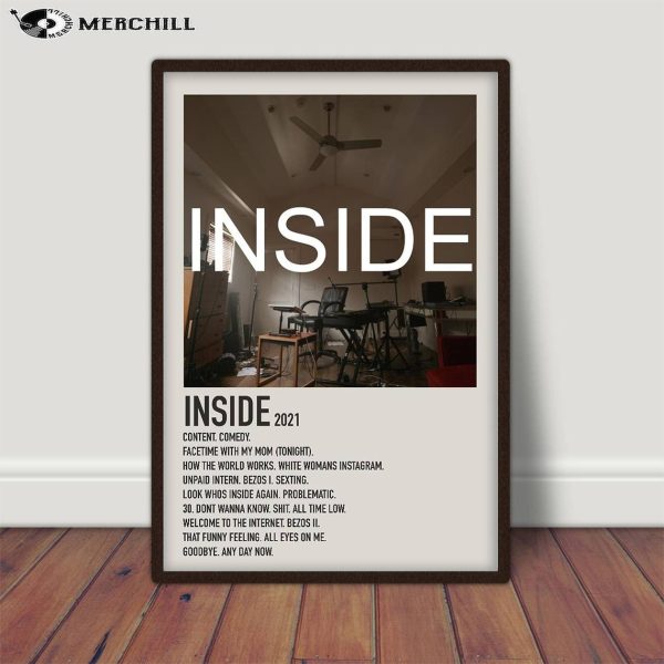 Bo Burnham Inside Album Cover Poster Music Gift