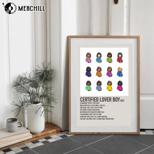 Certified Lover Boy Album Cover Drake Poster 3