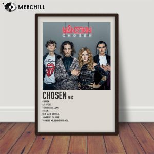 Chosen Album Cover Poster Måneskin Gift