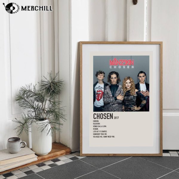 Chosen Album Cover Poster Måneskin Gift