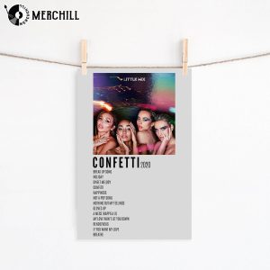 Confetti Little Mix Poster Gift for Music Lover
