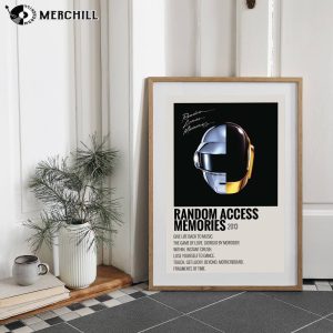 Daft Punk Random Access Memories Album Poster Music Gift
