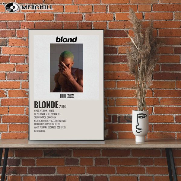 Frank Ocean Blonde Album Cover Poster