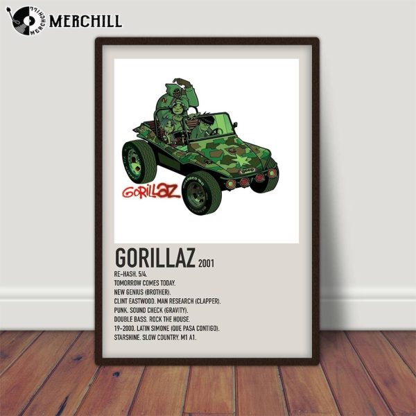 Gorillaz Poster Demon Days Album Cover Poster