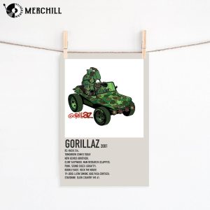 Gorillaz Poster Demon Days Album Cover Poster