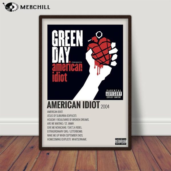 Green Day American Idiot Album Cover Print Poster