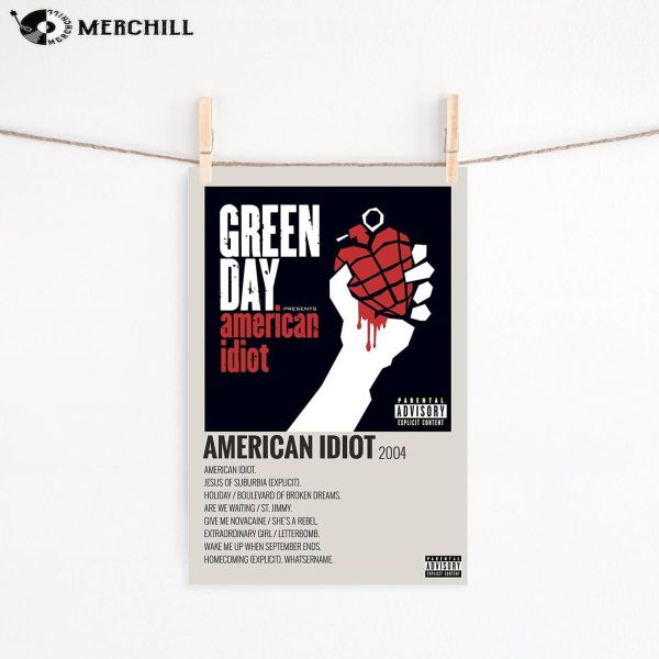 Green Day American Idiot Album Cover Print Poster