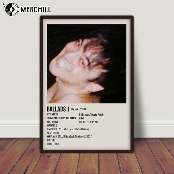 Joji Ballads 1 Album Poster Gift for Music Lover