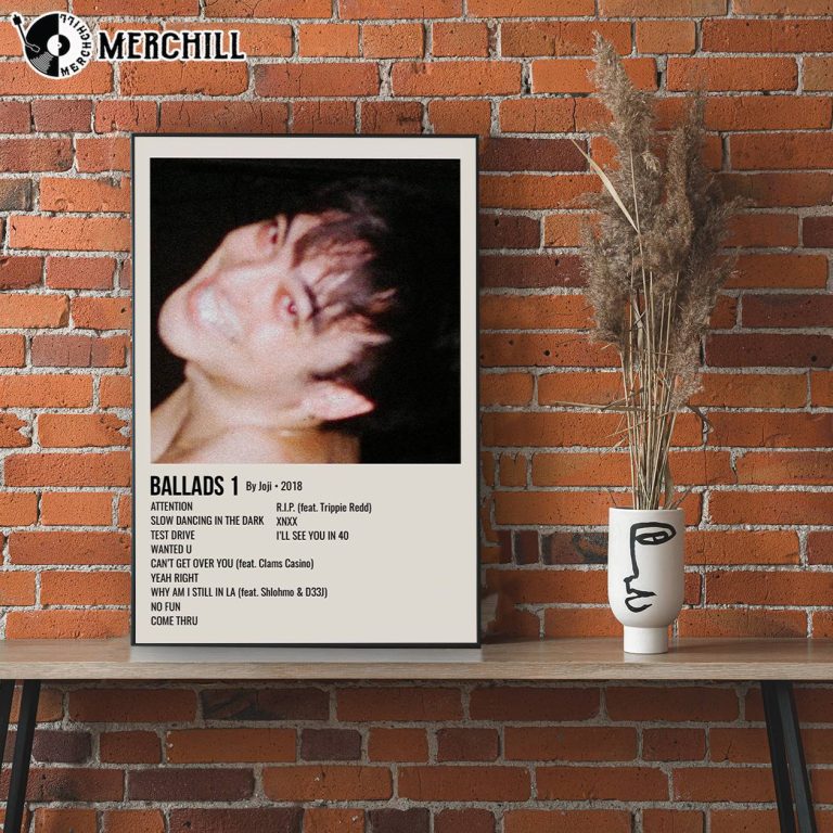 Joji Ballads 1 Album Poster Gift for Music Lover