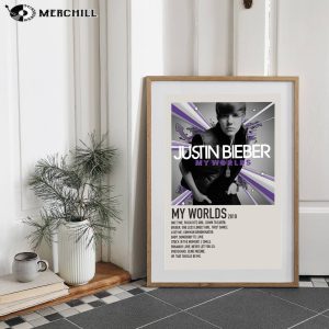 Justin Bieber My Worlds Album Cover Poster 3