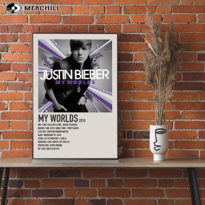 Justin Bieber My Worlds Album Cover Poster 4