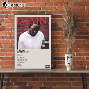 Kendrick Lamar Damn Album Poster Gift for Music Lover 4