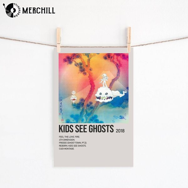 Kids See Ghosts Poster Kanye West Kid Cudi