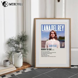 Lana Del Rey Poster Born To Die Album Cover 3