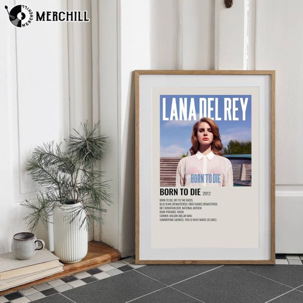 Lana Del Rey Poster Born To Die Album Cover