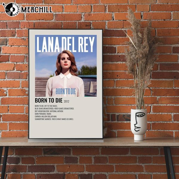 Lana Del Rey Poster Born To Die Album Cover