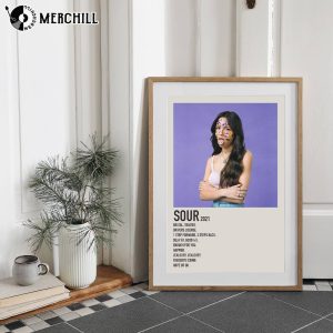 Olivia Rodrigo Poster Print Sour Album 3