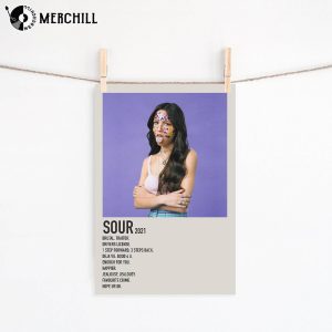 Olivia Rodrigo Poster Print Sour Album