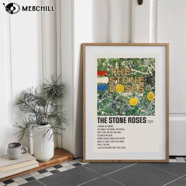 The Stone Roses Album Cover Poster The Stone Roses Rock Band