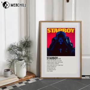 The Weeknd Starboy Album Poster Music Gift