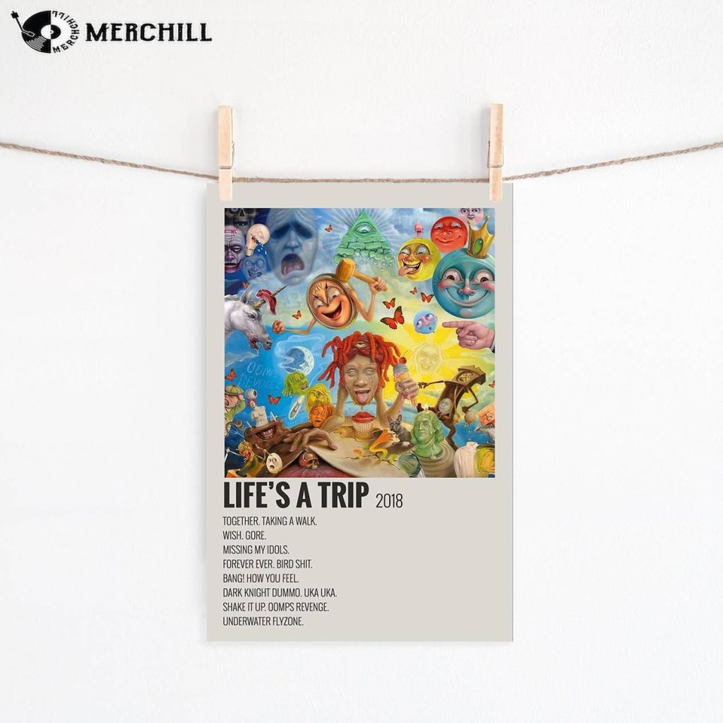 Trippie Redd Life's a Trip Album Cover Poster - Happy Place for Music ...