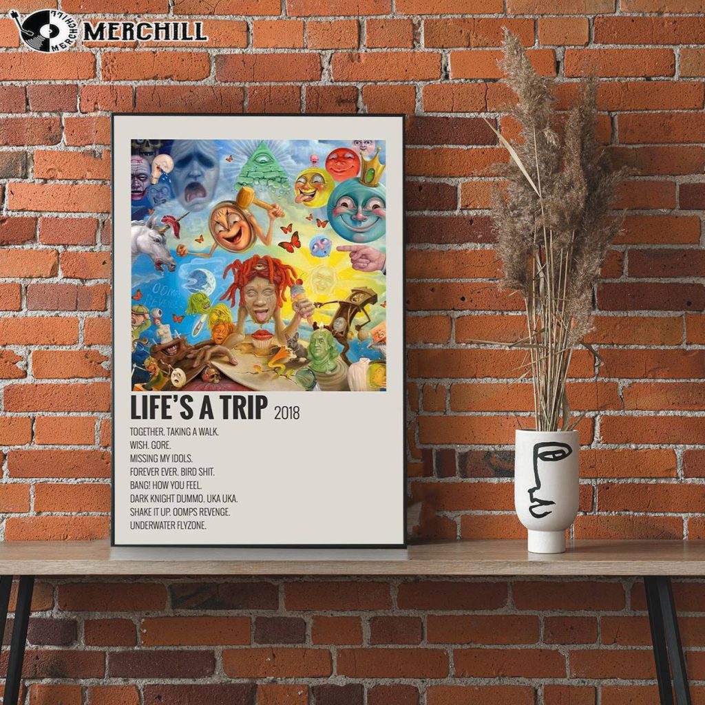 Trippie Redd Life's a Trip Album Cover Poster - Happy Place for Music ...