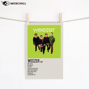 Weezer Green Album Poster Gift for Music Lover