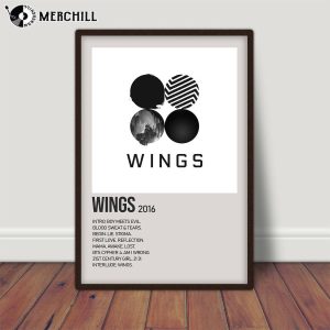 Wings BTS Album Cover Poster BTS Album
