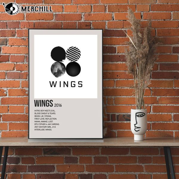 Wings BTS Album Cover Poster BTS Album