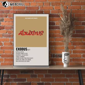 Bob Marley and the Wailers Exodus Poster Music Gift 4