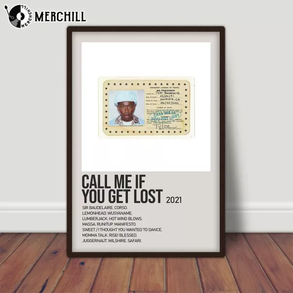 Call Me If You Get Lost Tyler The Creator Album Poster Music Print