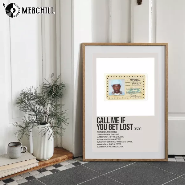 Call Me If You Get Lost Tyler The Creator Album Poster Music Print