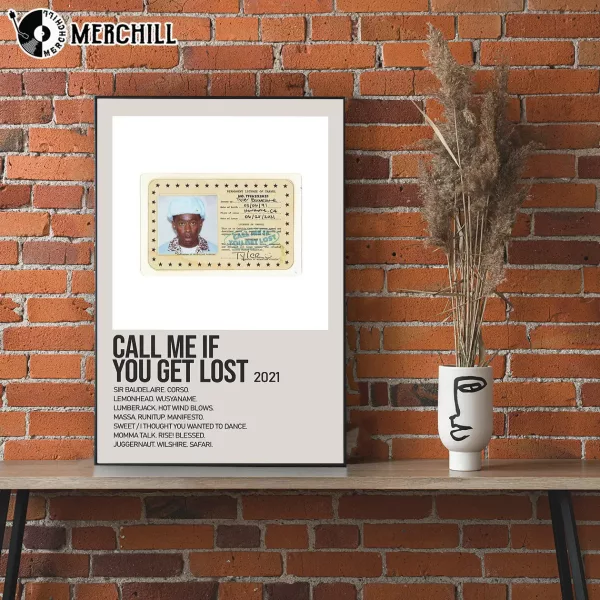 Call Me If You Get Lost Tyler The Creator Album Poster Music Print