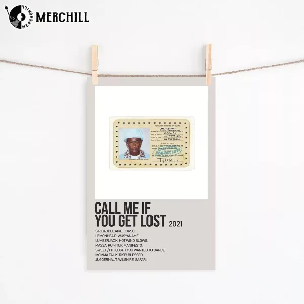 Call Me If You Get Lost Tyler The Creator Album Poster Music Print