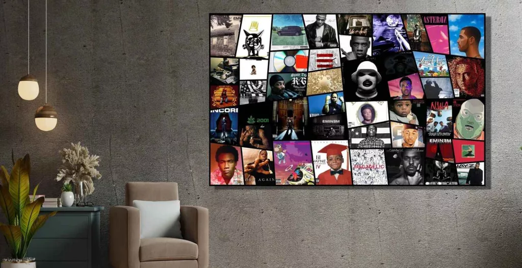 Creative Ways to Showcase Rap Album Posters in Your Home