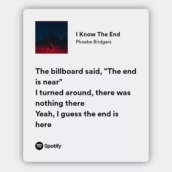 Exploring the Meaning Behind I Know The End by Phoebe Bridgers