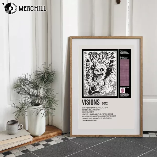 Grimes Visions Poster Album Cover Print Wall Art